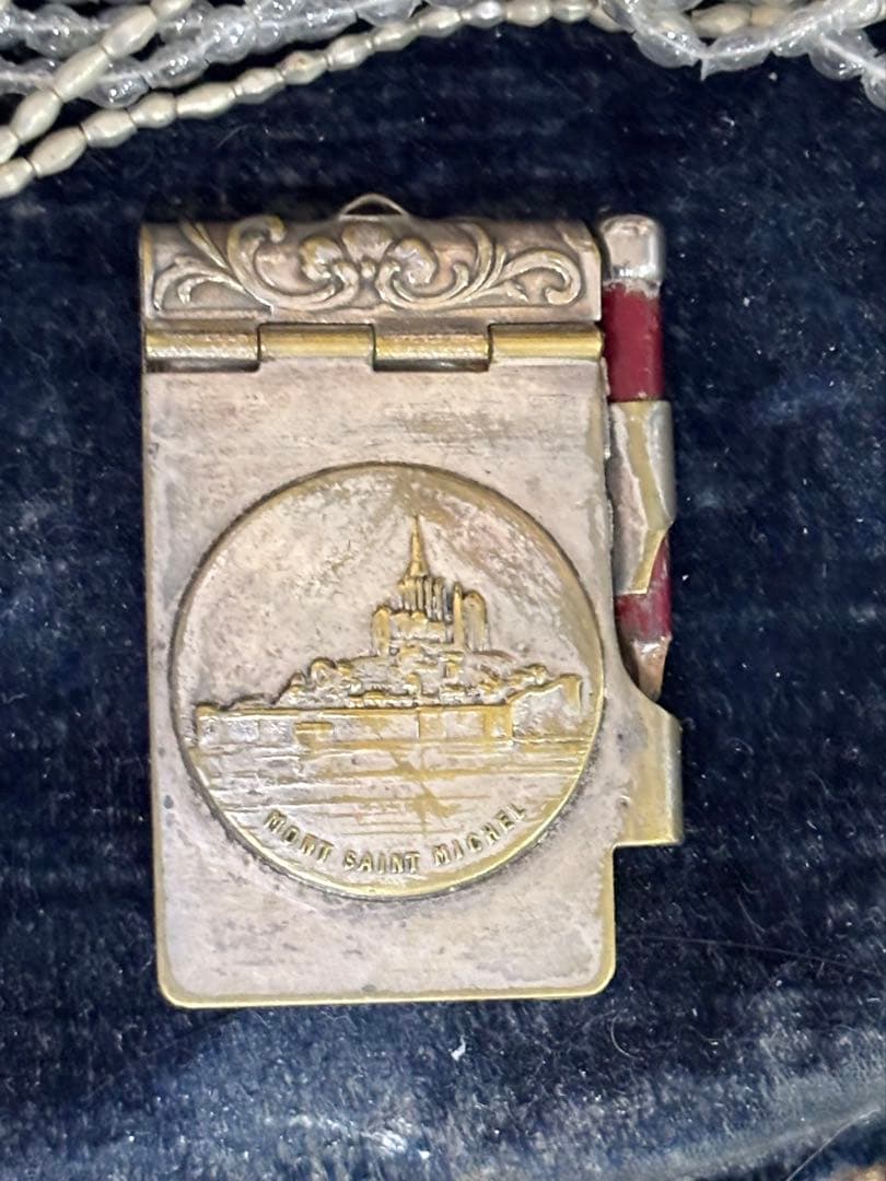 フランスアンティーク　カルネドバル　ヴィクトリアン　シャトレーン