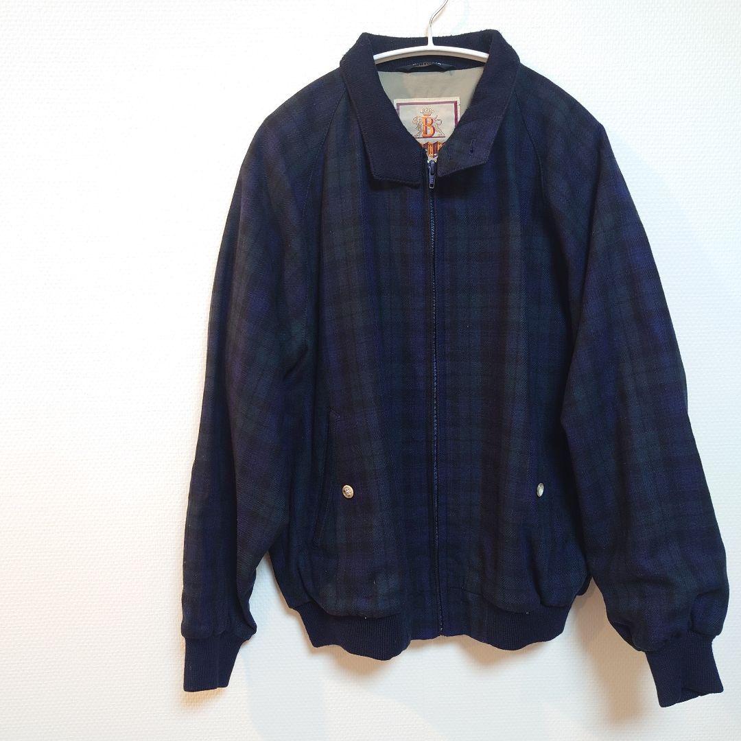 【古着】BARACUTA★バラクータ★スウィングトップ★チェック柄★Мサイズ
