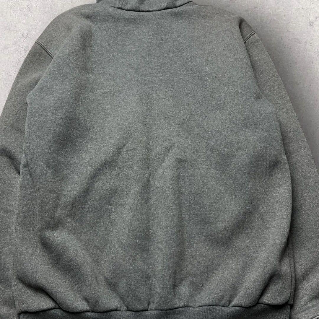 カーハート 裏サーマル ジップアップ パーカー ダブルフェイス グレー S