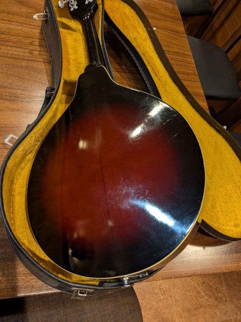 JUMBOマンドリン サンバースト ハードケース付き