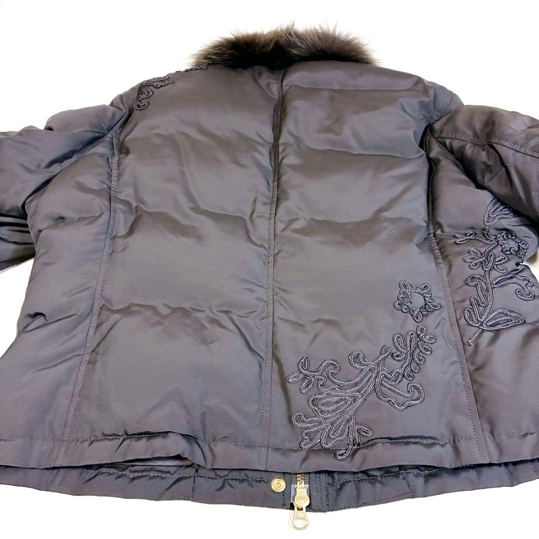 【新品未使用】Guy Laroche ブルーフォックス ダウンジャケット