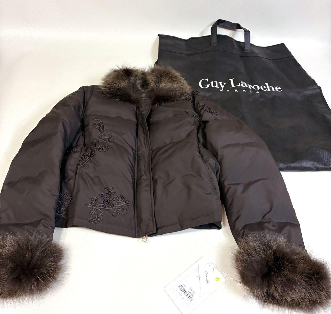 【新品未使用】Guy Laroche ブルーフォックス ダウンジャケット