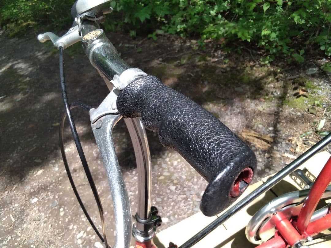 ブリジストン◆12インチ　ピクニカ　赤　レストアベース　折り畳み式