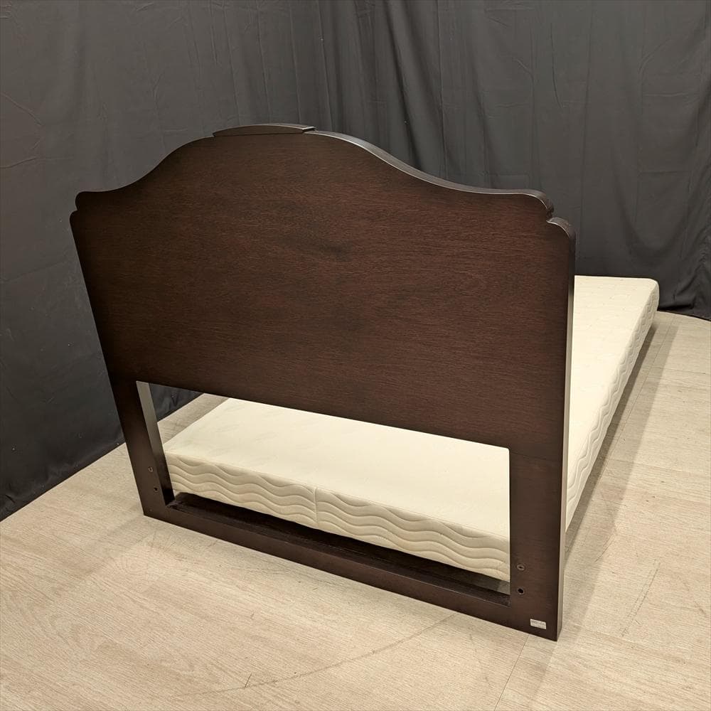 展示品　シモンズ　セミダブル　ベッドフレーム　ヘッドボード　ボトムクッション