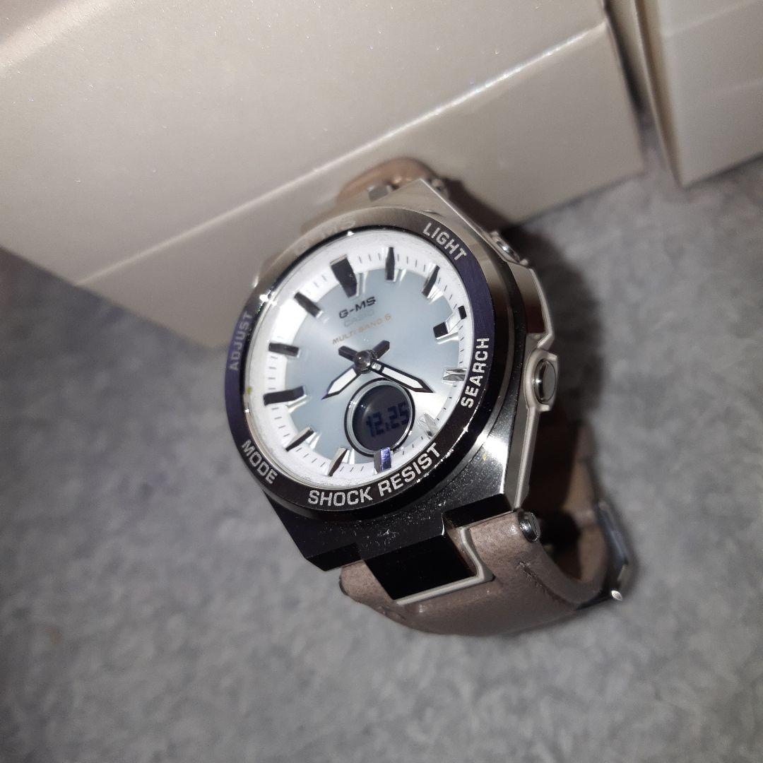 【美品】CASIO G-MS MSG-W200EL-5AJF 電波ソーラー