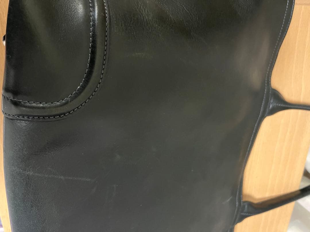 【こなき】FIVE WOODS レザートートバッグ ネイビーLsize