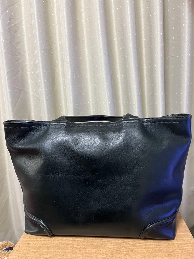 【こなき】FIVE WOODS レザートートバッグ ネイビーLsize