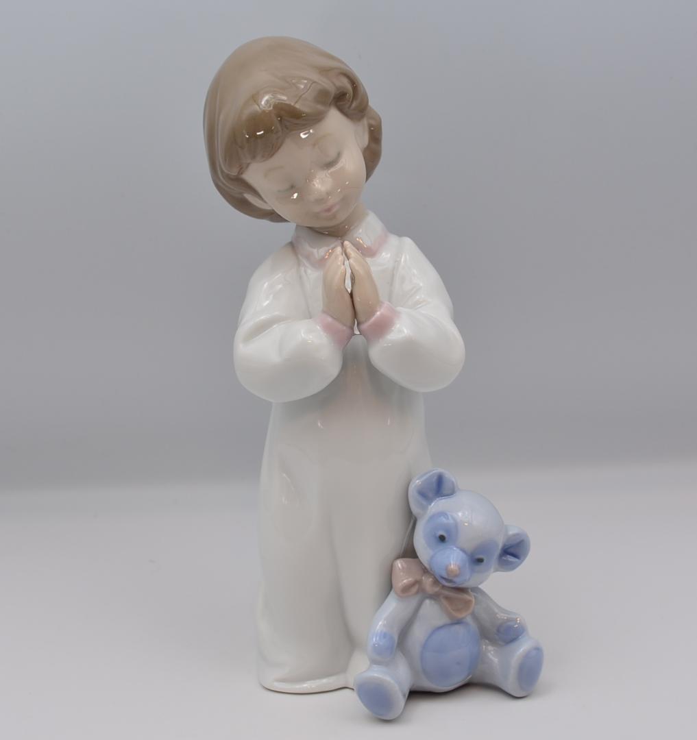 夜の祝福　#6581　No.9　★リヤドロ　スペイン　ポーセリン　絶版　箱付き