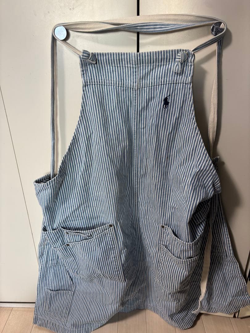 Ralph Lauren ヒッコリーストライプエプロン フリーサイズ