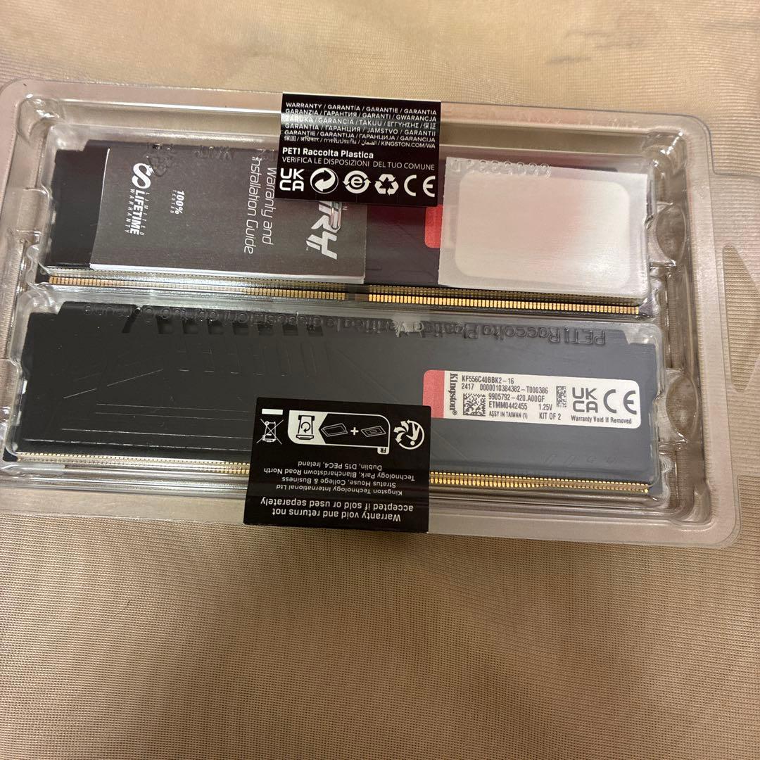 メモリー KINGSTON FURY DDR5 16GB (2x8GB)