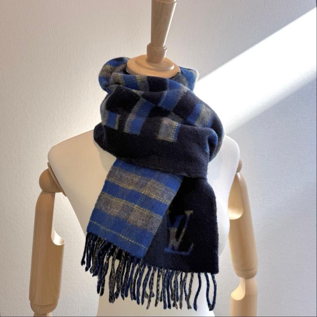 【良品】LOUIS VUITTON ルイヴィトン　エシャルプ　カシミヤ　マフラー