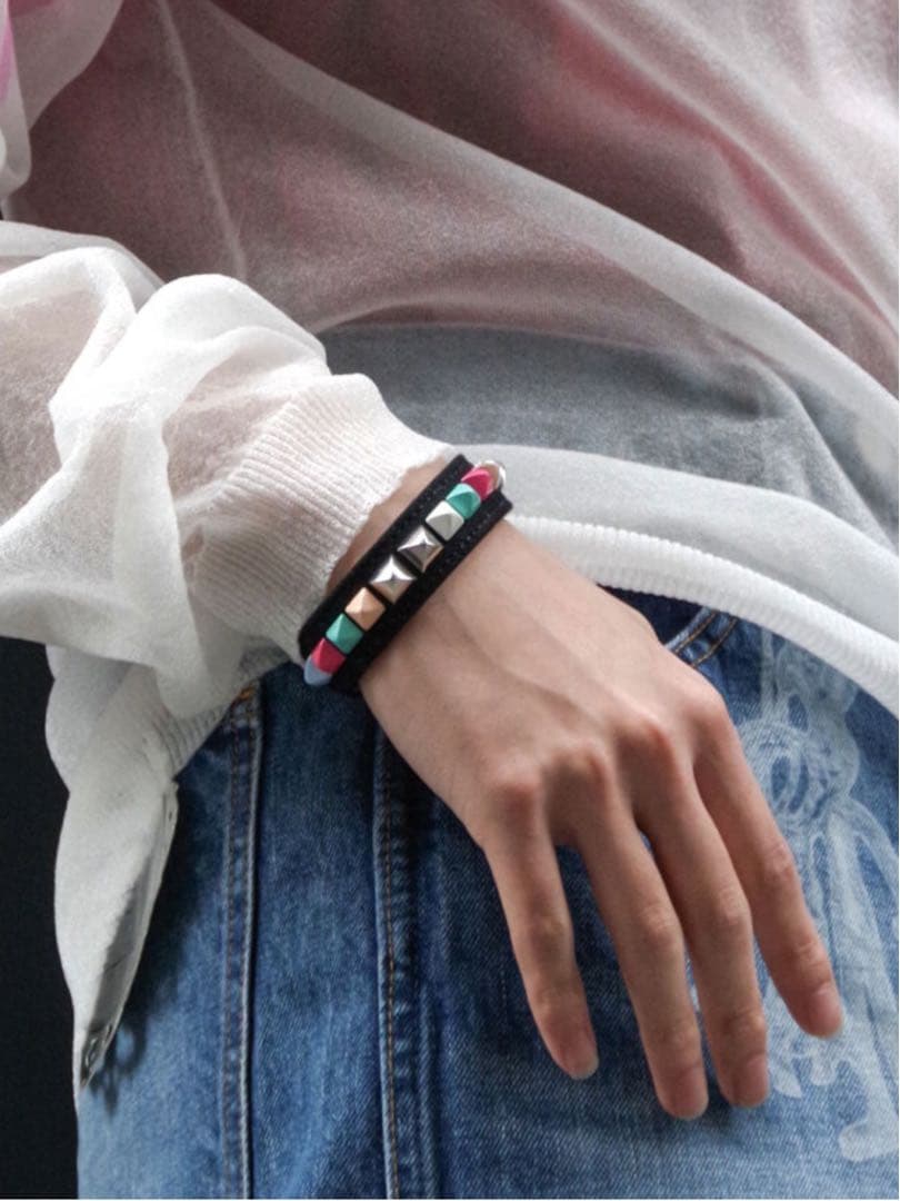 MASU CANDY STUDS BRACELET ブラック