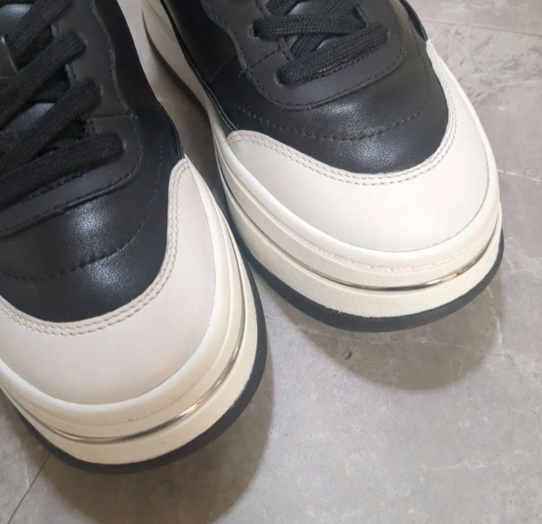 マイケルコース スニーカー 厚底 レザー HAYES プラットフォーム美品