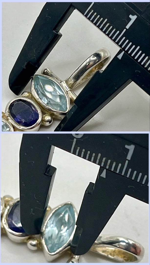 Shankari ジュエリー　ペンダントヘッド　アクアマリン、アメジスト