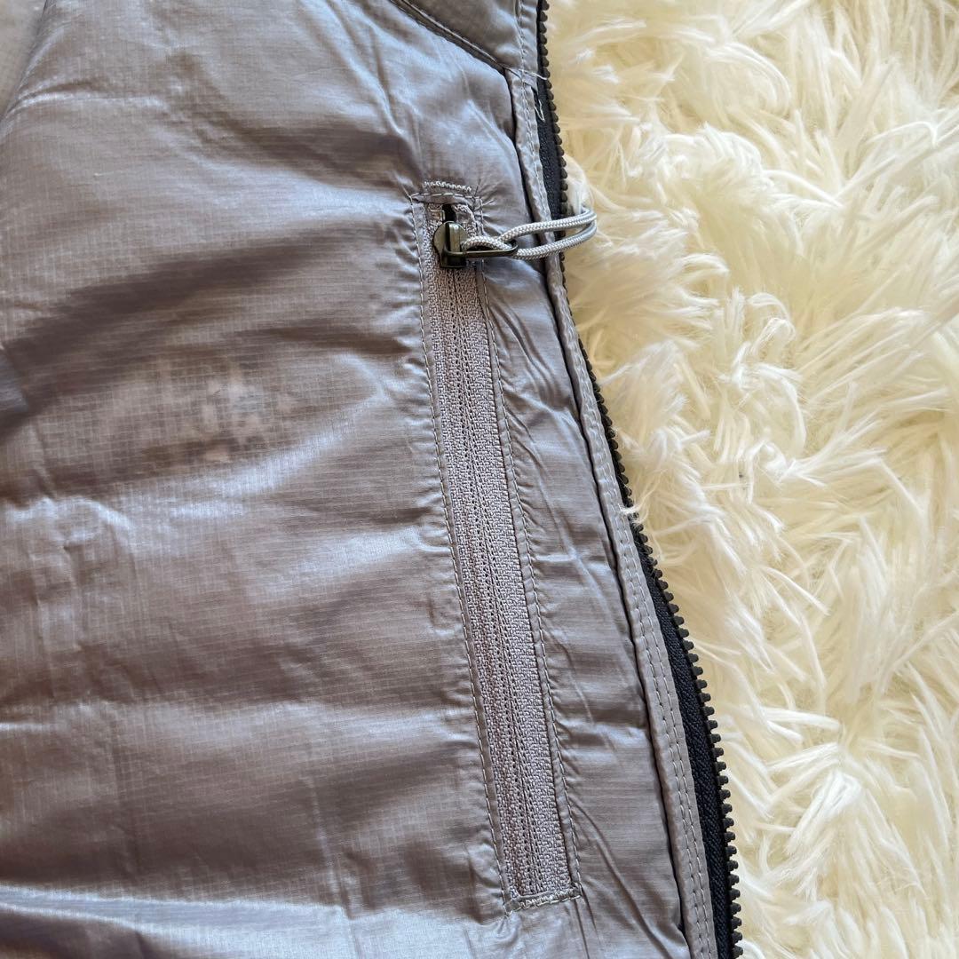 ノースフェイス　新品タグ付き　ダウン　キルティング　グレー