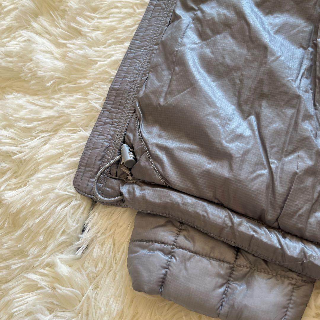 ノースフェイス　新品タグ付き　ダウン　キルティング　グレー