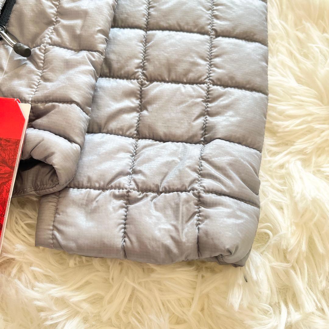 ノースフェイス　新品タグ付き　ダウン　キルティング　グレー