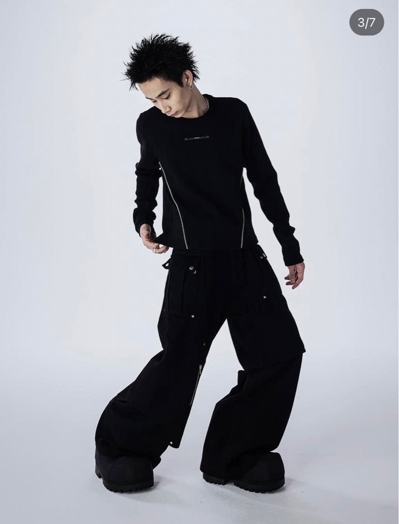 トップス jentlouis Thermal Zip Long Sleeve T-shir