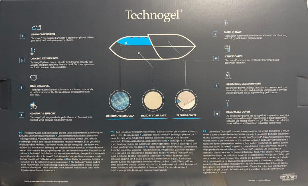 Technogel アナトミックカーブピロー　テクノジェル　枕　7 9