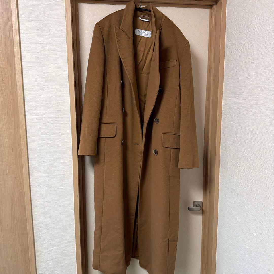 v*a様 MaxMara マックスマーラ 白タグ キャメル ロングコート