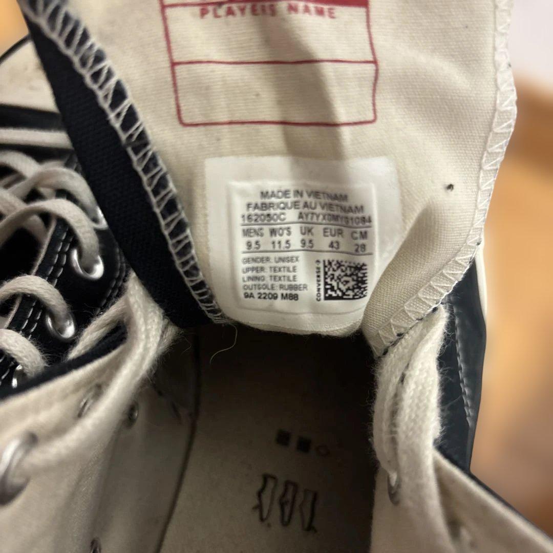 CONVERSE チャックテイラー ブラックハイカットCT70 28センチ