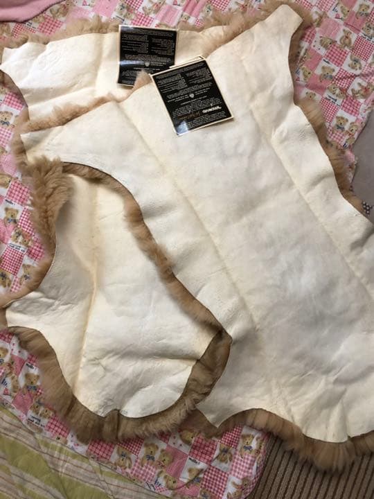 ムートン敷物 2枚