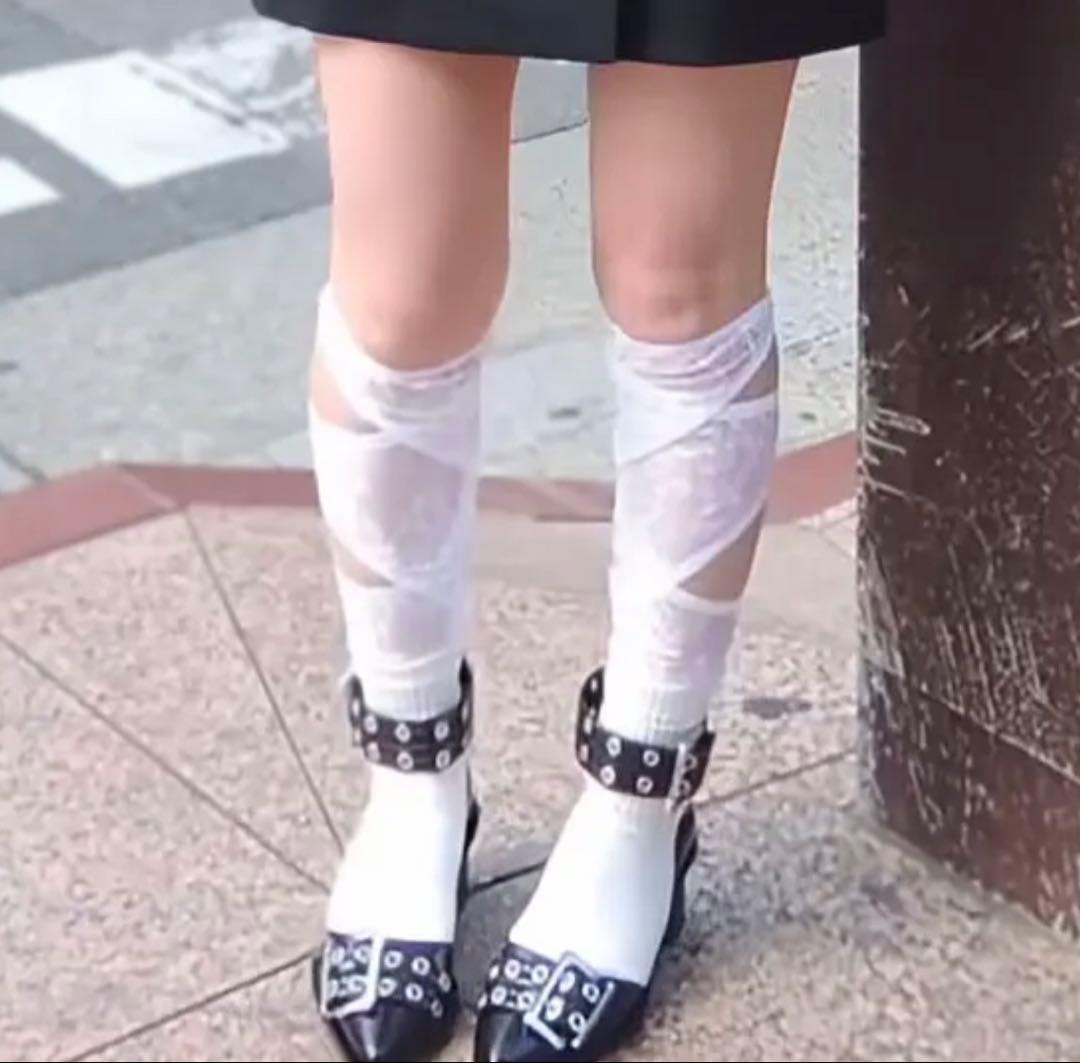 AKIKOAOKI アキコアオキ / laced leg