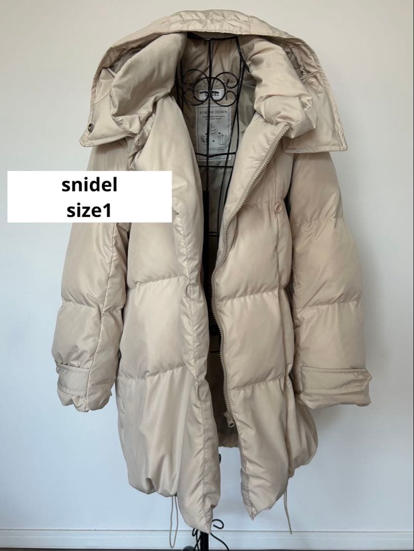 SNIDEL スナイデル SustainaミドルダウンSWFC215001