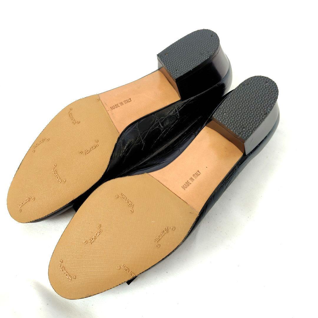 ✨️腕利き職人のリペア済✨️極美品❤箱付【フェラガモ】 ヴァラ クロコ パンプス