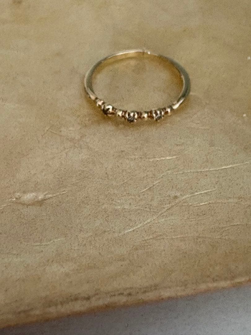 NOJESS　ダイヤモンドピンキーリング