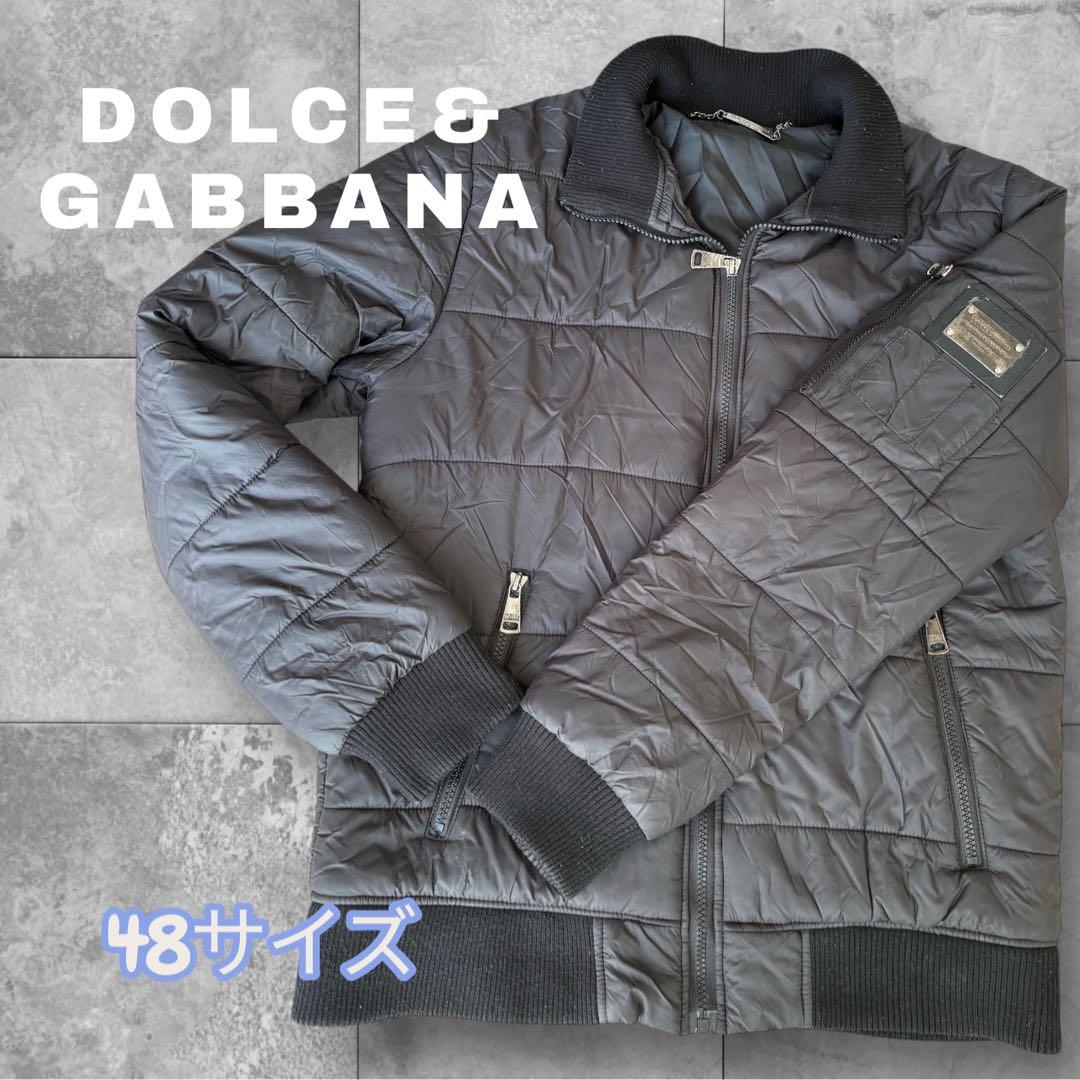 【最終価格】DOLCE&GABBANA ブラックキルティングジャケット 48