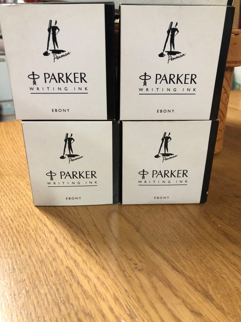 Parker Writing Ink Ebony 50ml 4本セット