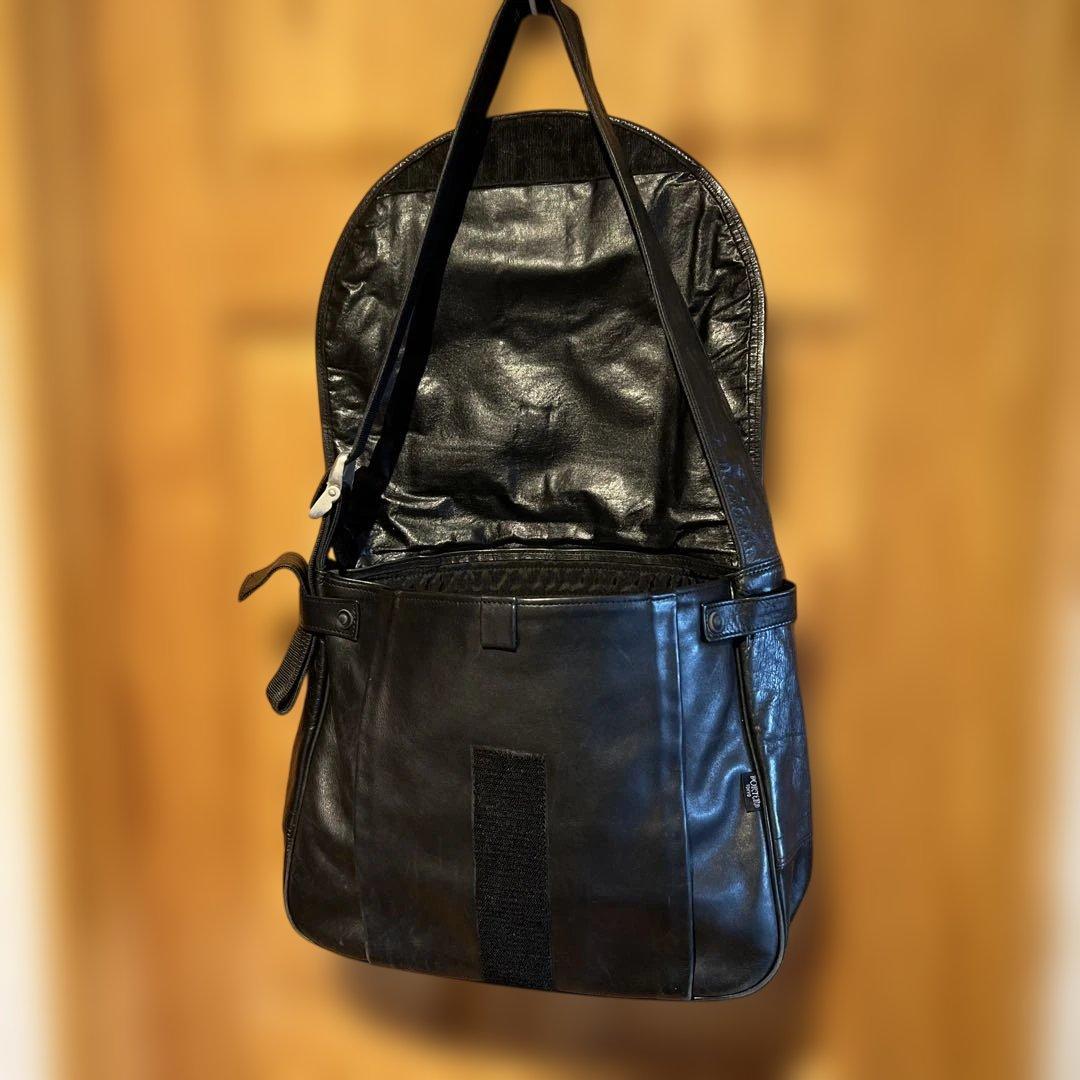 porter ポーター 吉田カバン メッセンジャー　ショルダーバッグ 黒　レザー