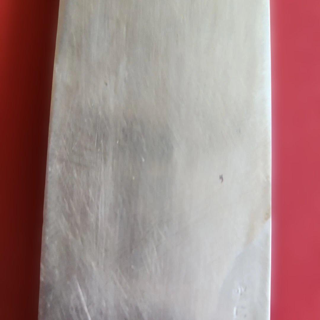 平刃 菜切り包丁 　【極上登録　卍正忠請合　本鍛錬】　木製カバー付き