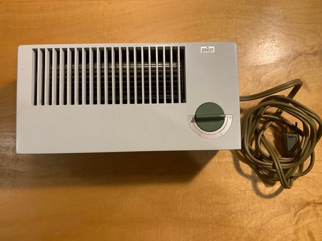 西ドイツ製ヴィンテージブラウンBRAUN.H3ヒーターディーターラムスデザイン