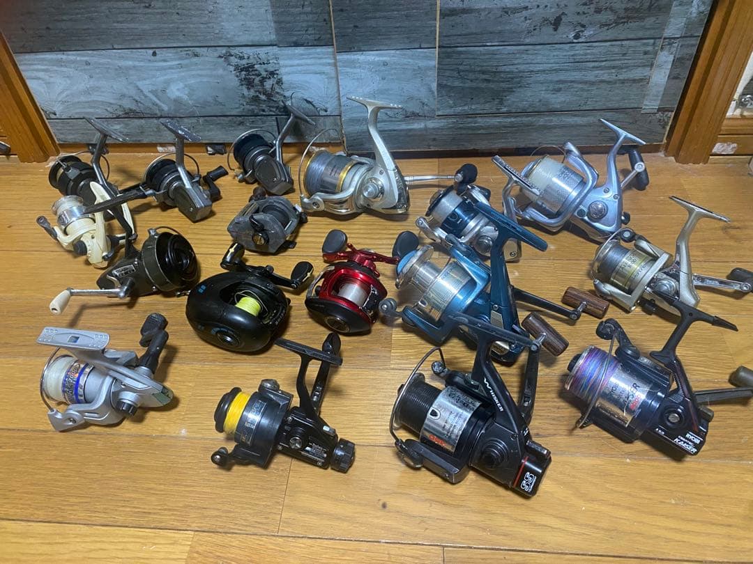★スピニング、ベイトリール17台セット　ジャパンオ一ルド