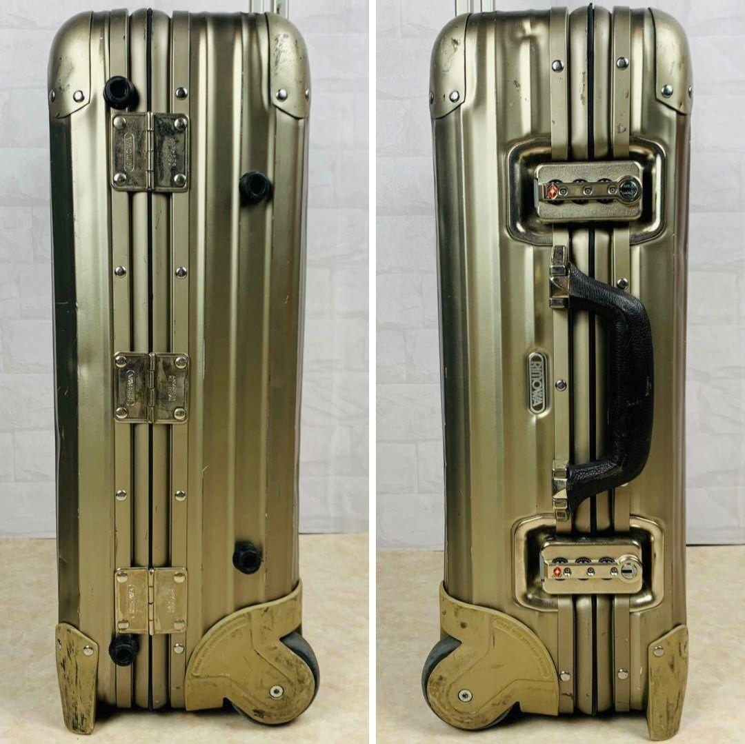 希少✨リモワ トパーズ チタニウム 32L 機内持込み 2輪 シャンパンゴールド