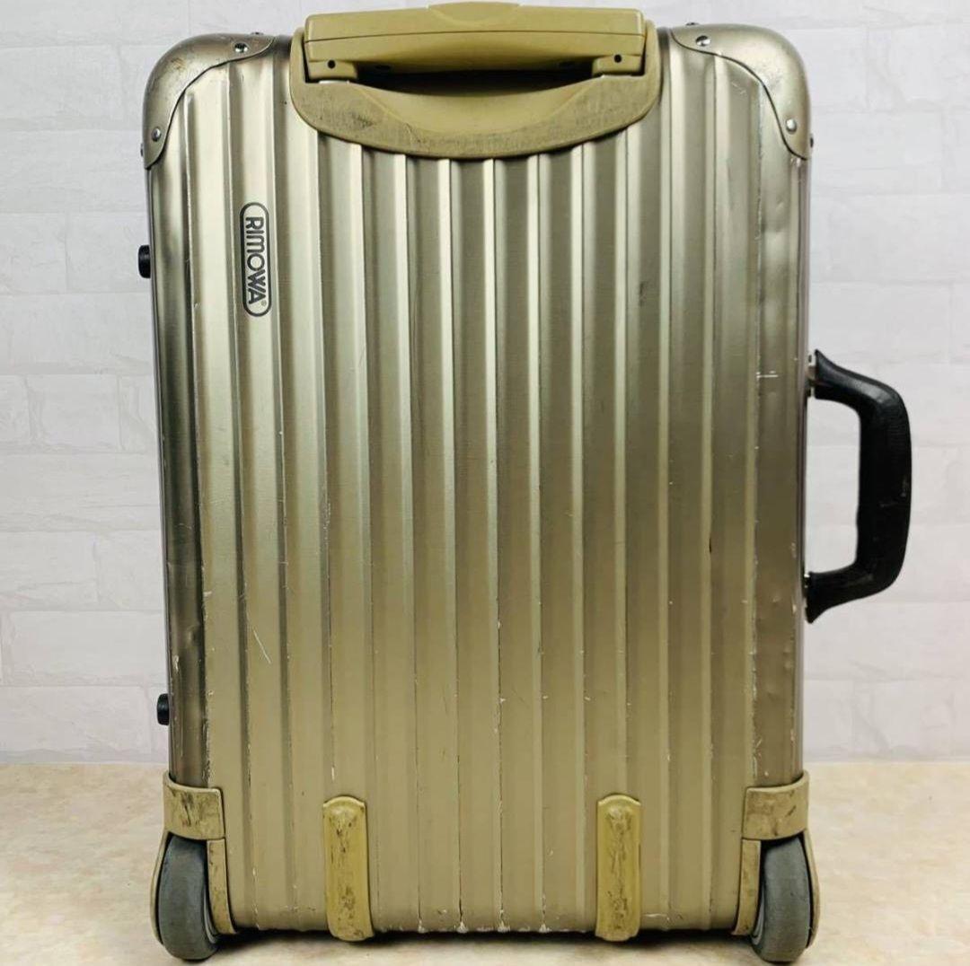 希少✨リモワ トパーズ チタニウム 32L 機内持込み 2輪 シャンパンゴールド