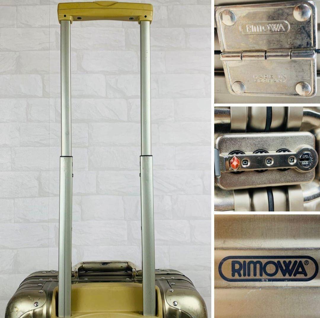 希少✨リモワ トパーズ チタニウム 32L 機内持込み 2輪 シャンパンゴールド