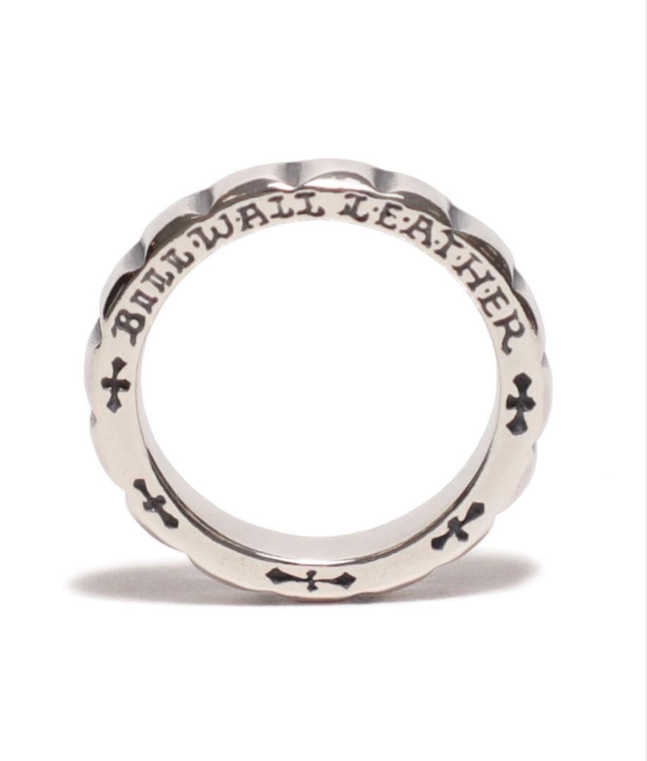 Bill Wall Leather フェイステッド リング US-9サイズ