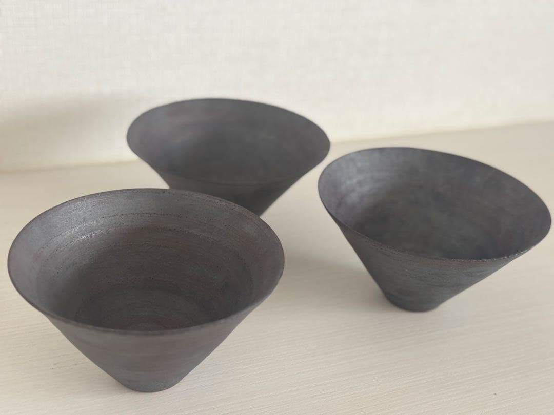 希少　二階堂明弘　茶碗　3点