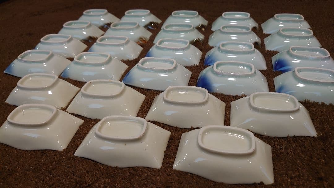 古伊万里　伊万里　豆皿　角皿　３種２７客