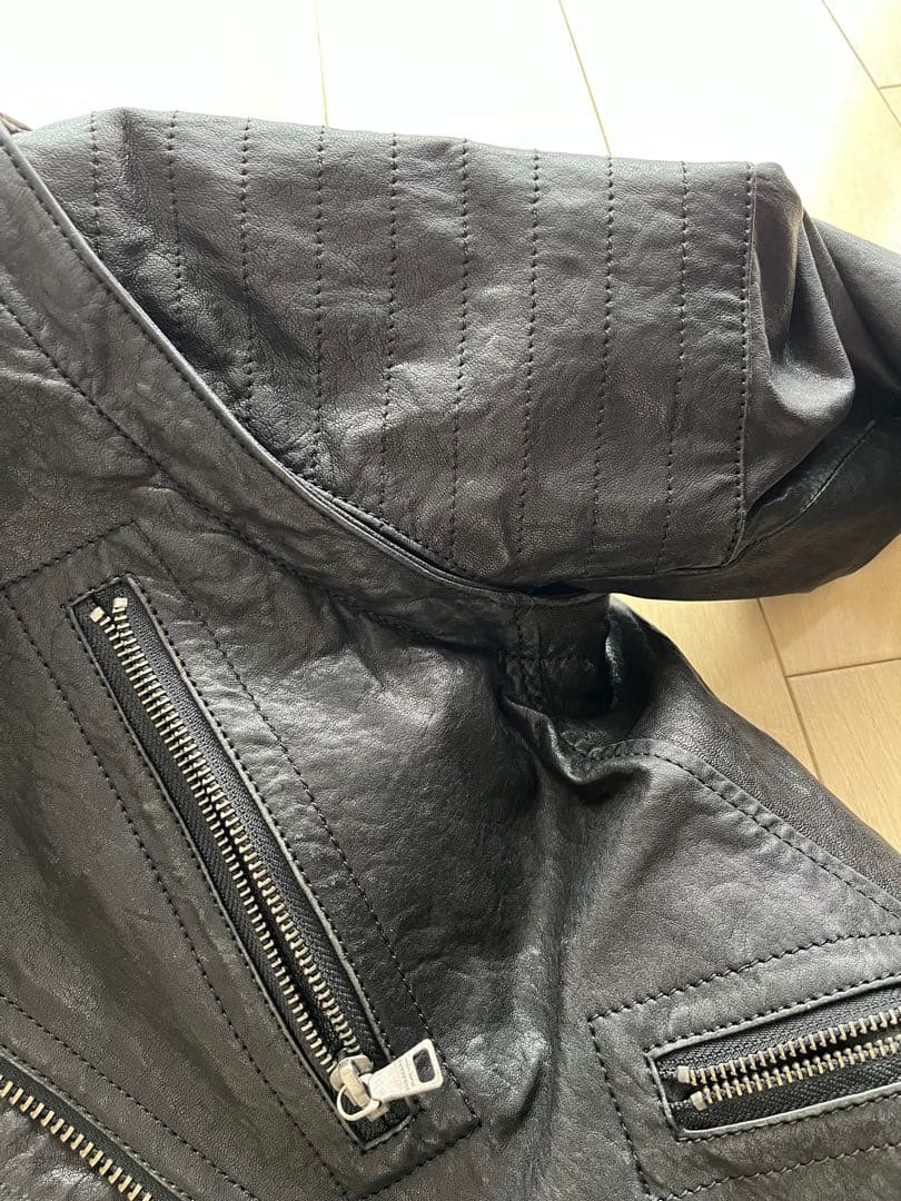 BURBERRY 2way レザー　ライダースジャケット Mサイズ