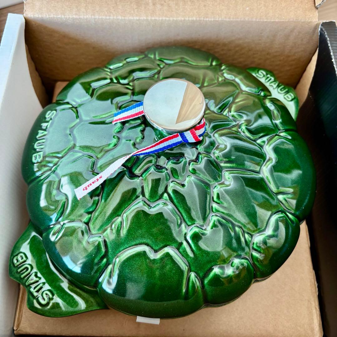 STAUB ストウブ アーティチョークココット 22 バジル(廃盤)