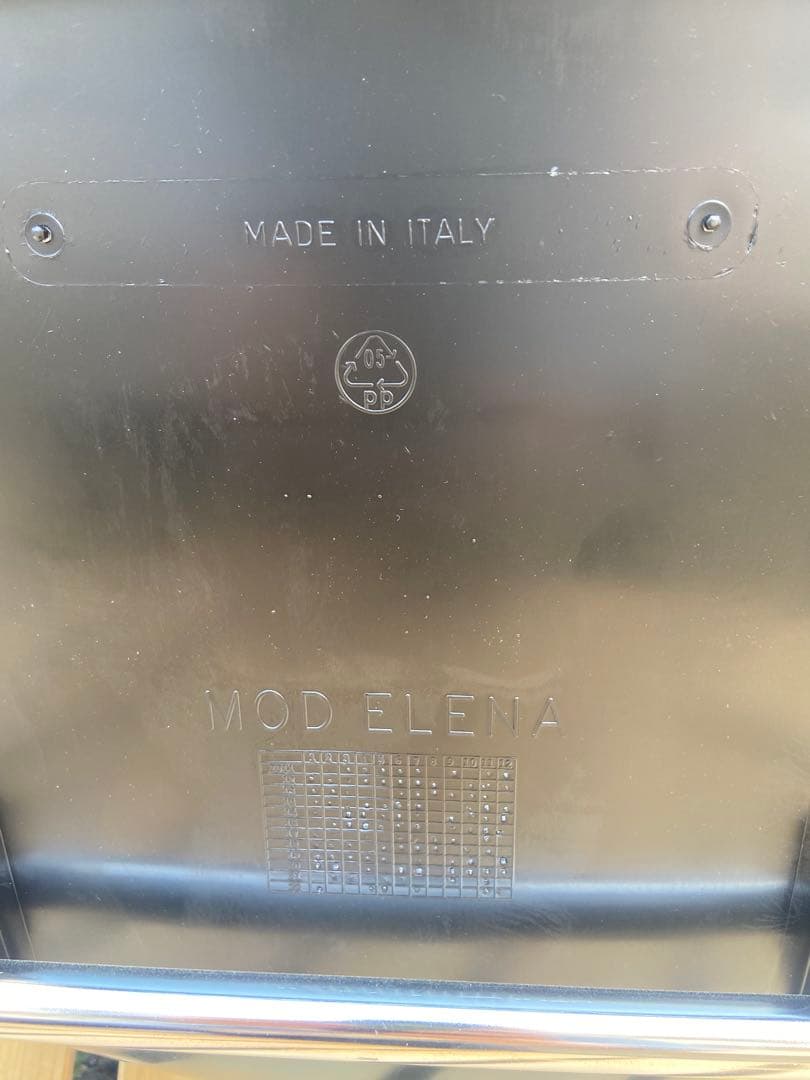 MOD ELENA イタリア パイプ椅子 スタッキングチェア レトロ　4脚セット