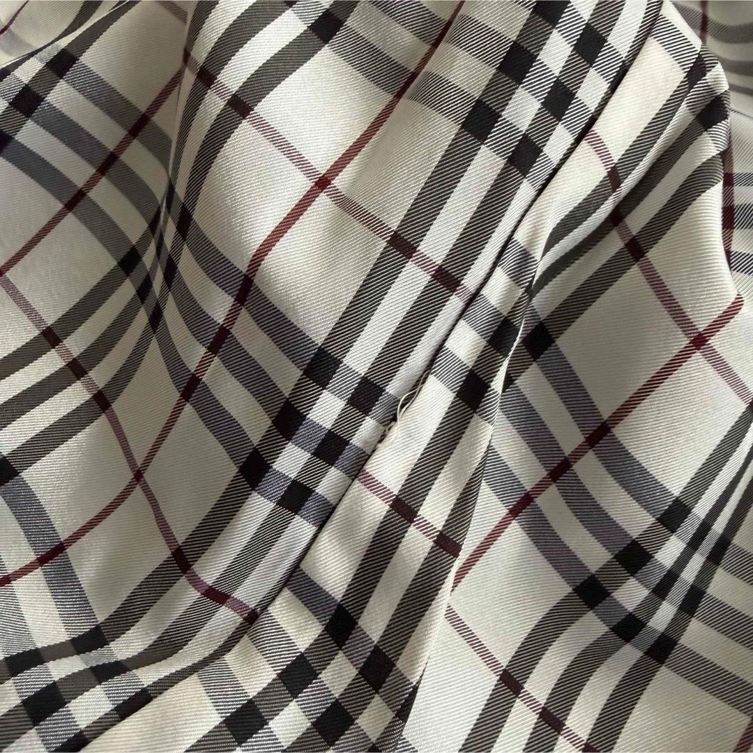 【訳あり】バーバリーブラックレーベル トレンチコート ノバチェック 黒 Mサイズ