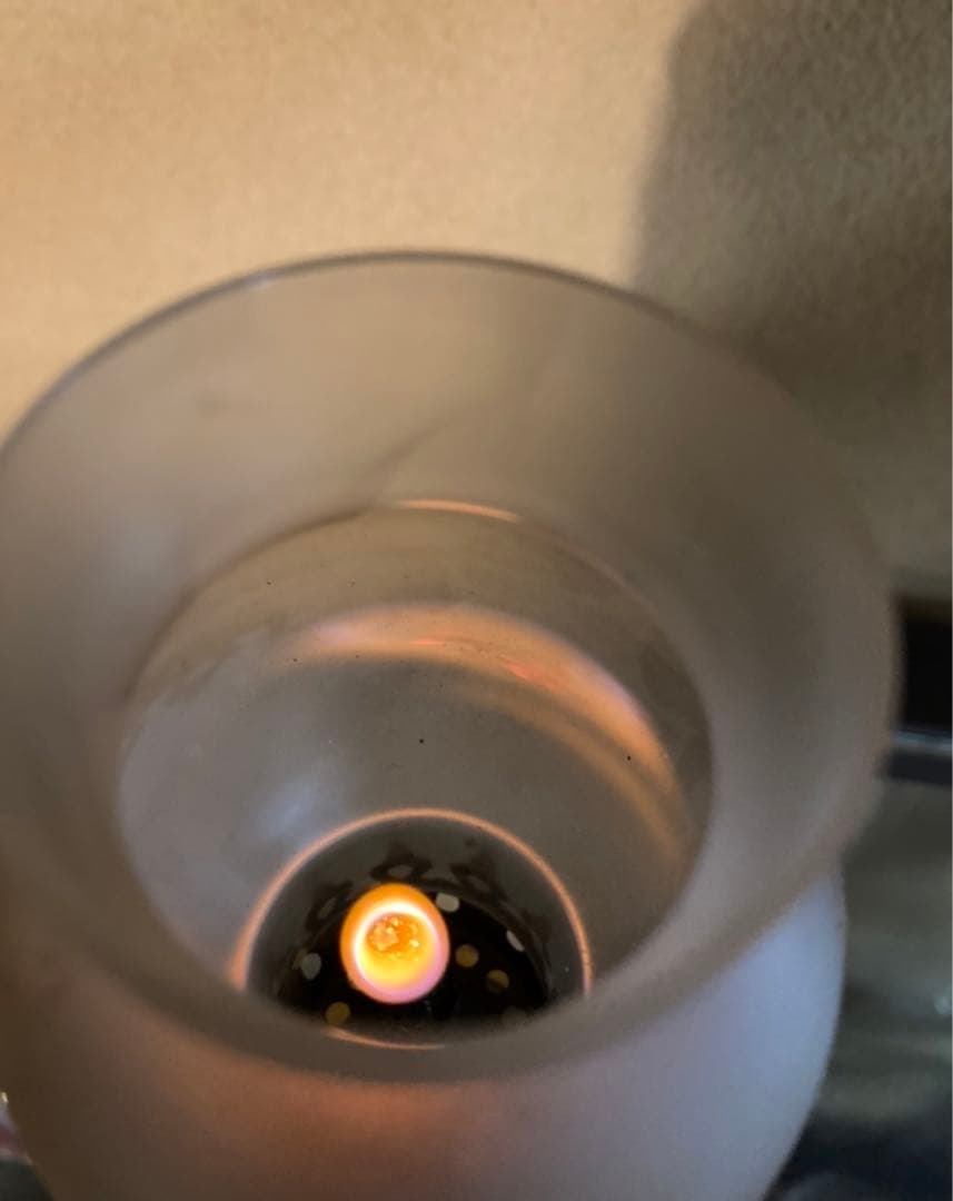 アンティーク　ランタン　オイル　ランプ　芯2本