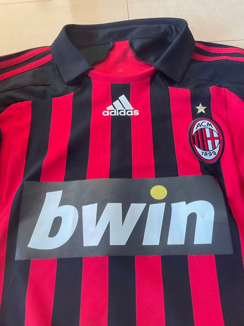 アディダスセリエAサッカーユニフォームホームAcミラン07 08カカCL