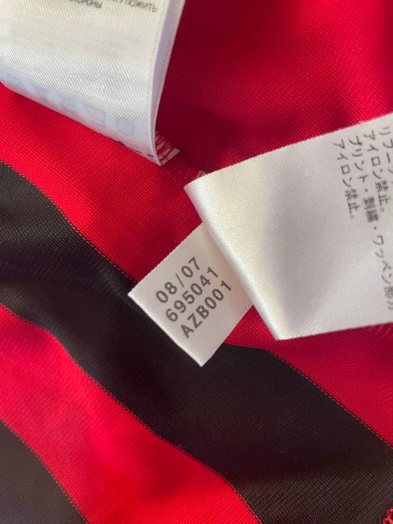 アディダスセリエAサッカーユニフォームホームAcミラン07 08カカCL