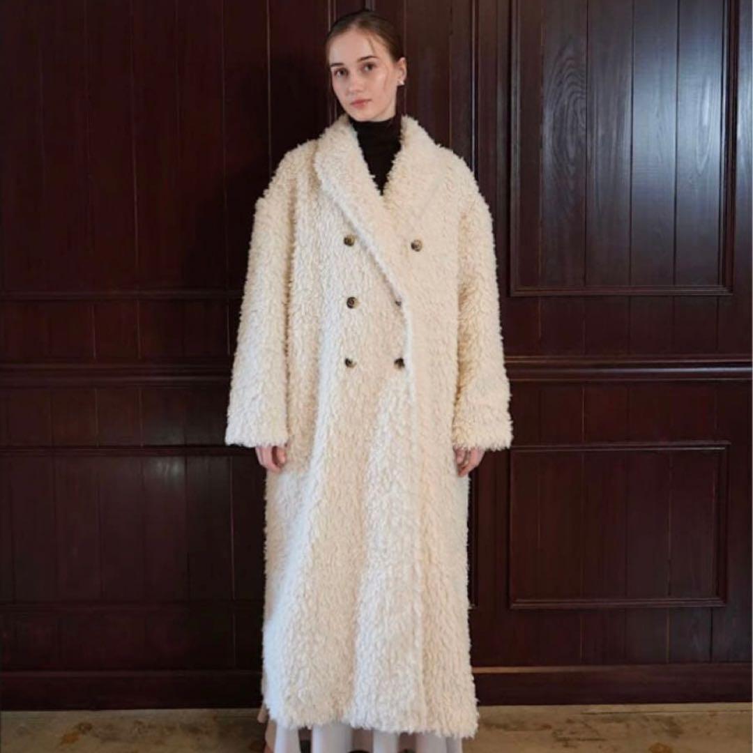 acka poodle boa long coat お値下げしました！！